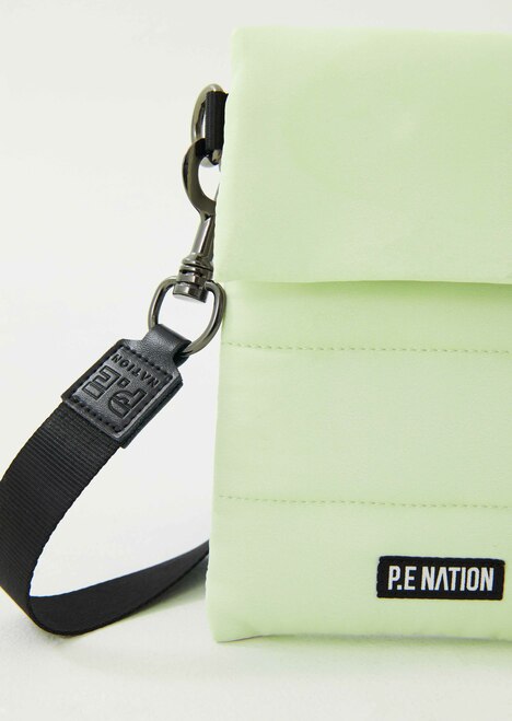 Courtside Pouch Bag in Mint Frost