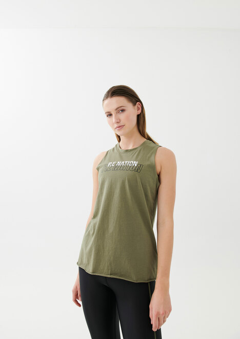 Synergy Tank in Olive